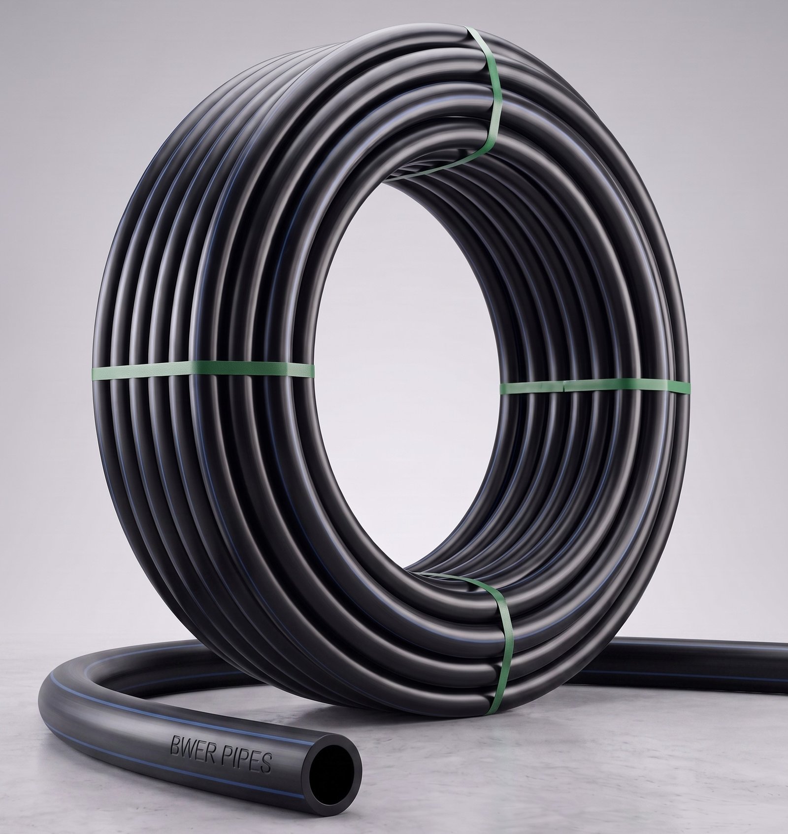 Bwer Pipes #1 PE100 Polyethylene (HDPE) Coiled Pipe Rolls Iraq